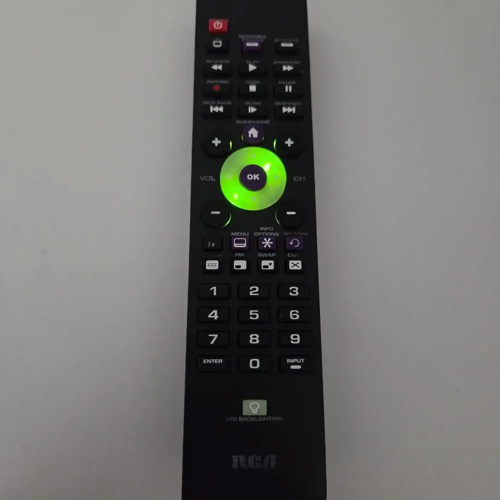 RCA RCR003RWD 3-Device Backlit Universal Remote Control - Tested - Quick To Ship - Picture 6 of 8